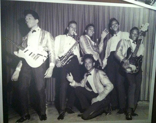 Jimi Hendrix with the Isley Bros