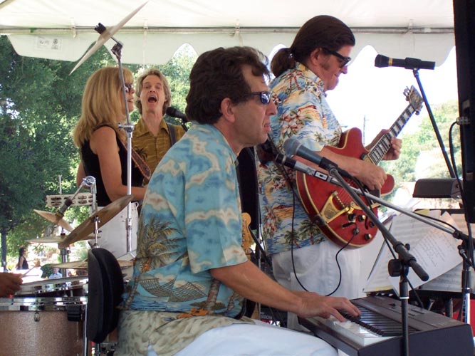 W- Bruce Garnitz, Candy Chase, and Bill Horn in Burbank