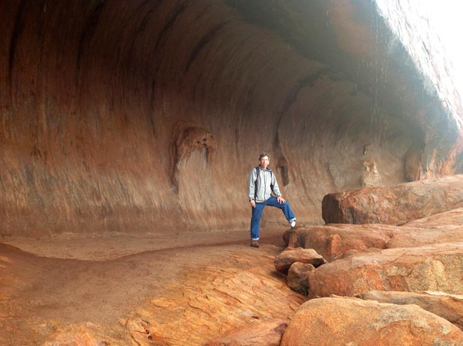 At Uluru, Australia